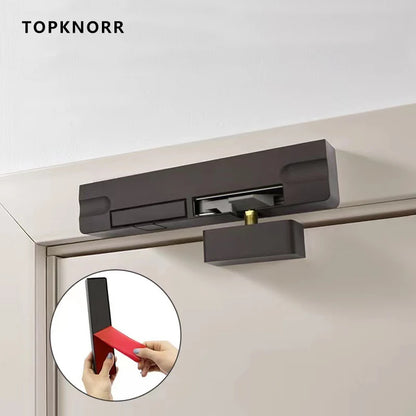 Door Damping Buffer Wooden Door Flat Outward Opening Invisible Door Home Closing Silent Hydraulic Door Closer Anti-pinch