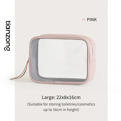 Tianzong Toiletry Bag Portable Travel Business Trip Cosmetics Cosmetics Bag Waterproof Transparent Cosmetic Bag