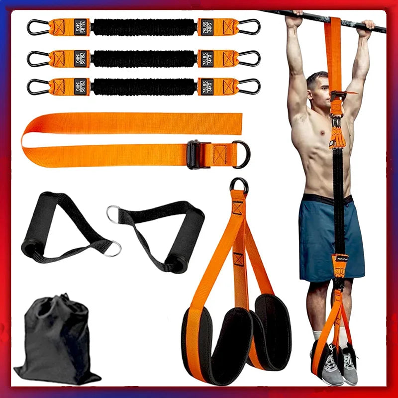 Pull Up Assistance Bands Set Resistance Strap for Pull-ups Assist for Men Women Hanging Training Chin-up Workout Body Stretching
