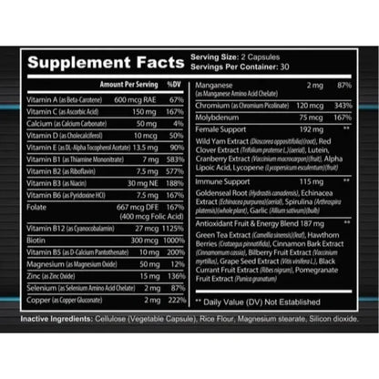 Women's Daily Super Multivitamin - 60 Capsules