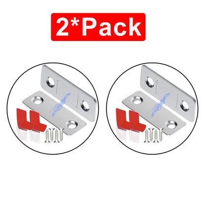 Magnetic Cabinet Catches Ultra Thin Door Strong Magnets Stopper Invisible Adhesive Drawer Magnet Lock for Kitchen Closet Closer