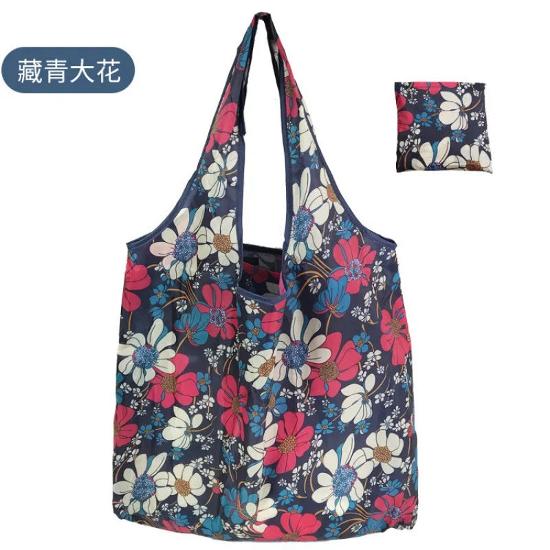 reusable bag Bag Large Foldable Shopping Bag Reusable Grocery Bag Tear-Proof Nylon Bag Suitable For Grocery Recycling Gift