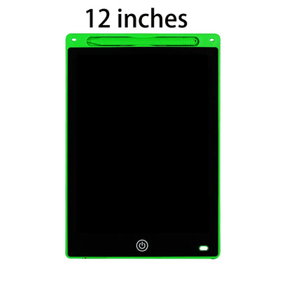 12 inch LCD Writing Tablet for Kids-Reusable Drawing Board, Eye Protection Screen, Lock Button & Instant Erase-Educational Gift