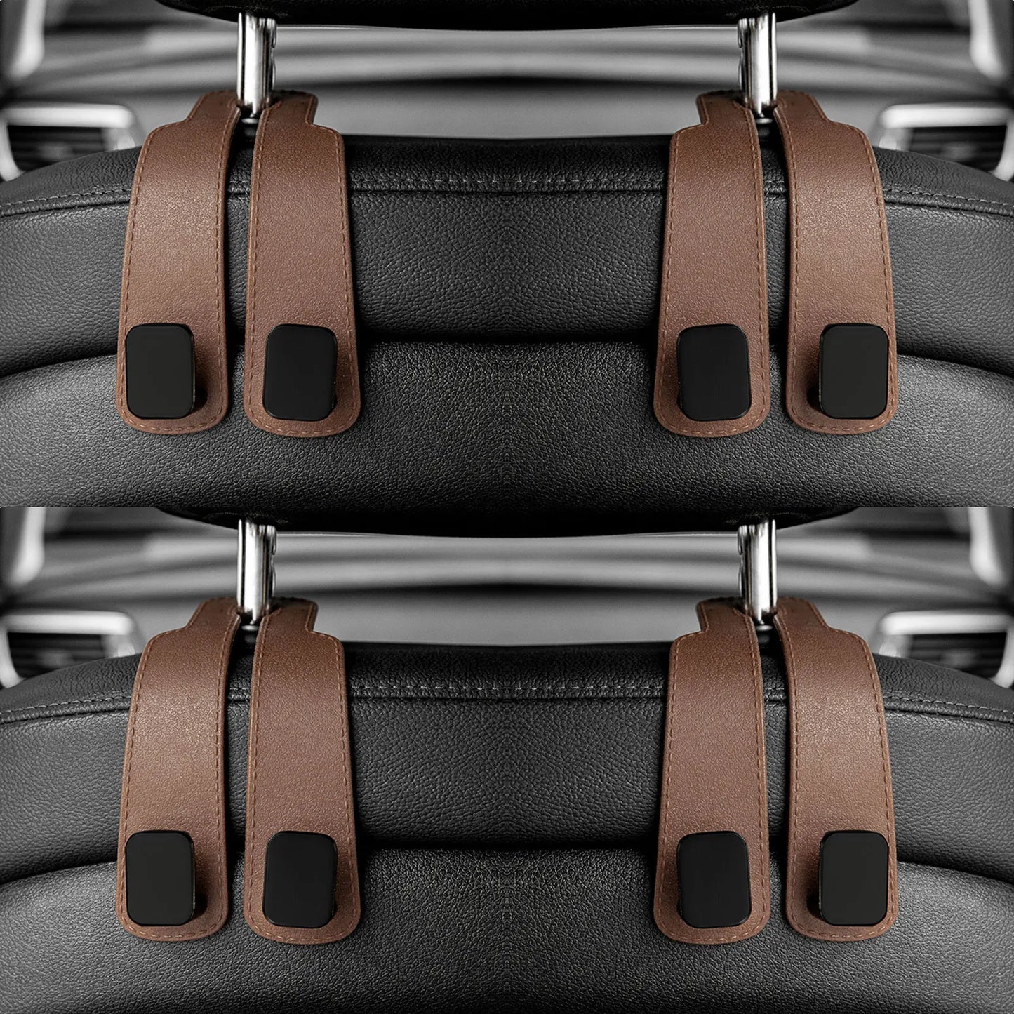 Car Headrest Hooks Hanger for Bags Seat Back Organizer Holder Clips Auto Fastener Hooks Car St