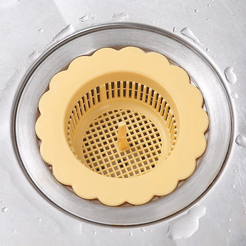 PP Kitchen Sink Strainers Plastic Dishwashers Grids Bathroom  Anti-clogging Leak Screen Small Compact Household Floor Drain Tool