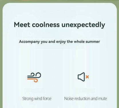 New Foldable Handheld Desktop USB Rechargeable Mini Fan Cartoon Design with Hook for Mountaineering Outdoor Home Office use