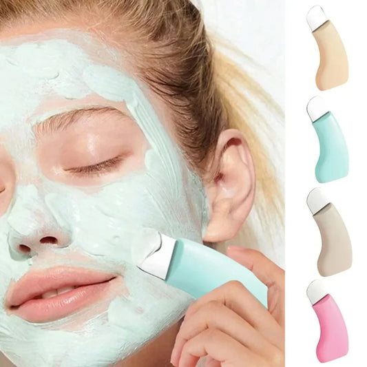 Facial Blackhead Removal Tool Silicone Nose Whitehead Remover Face Scraper for Deep Cleansing Brush Face Spatula Skin Care Tool