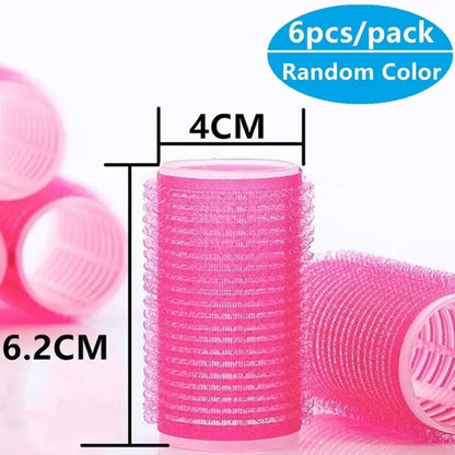 Hair Rollers Self Grip Hook Hair Curlers Heatless Hairs Roller Salon Hairs Dressing Curlers Jumbo Size Sticky Hair Styling Tools