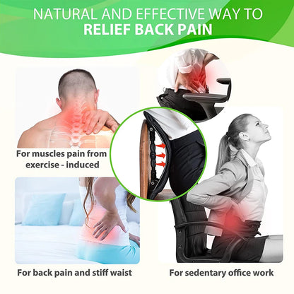 Back Stretcher,6thGeneration Upgraded Back Massager,Back Cracker for Lower Back Pain Relief Lumbar Support,with Magnetic Massage