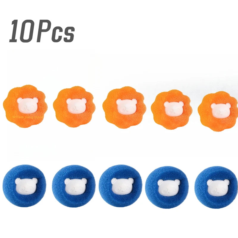 Laundry Balls 3-10pcs Laundry Balls Pet Hair Remover Reusable Balls Washing Machine Filter Removes Lint From Clothes Ball Catch