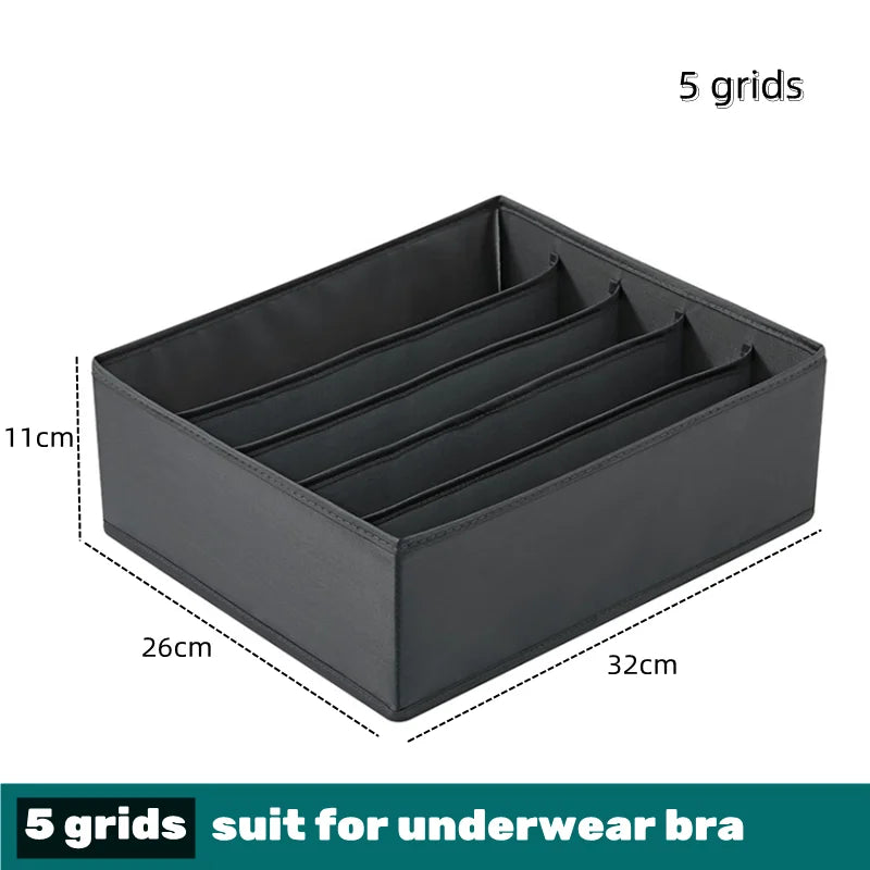 Organizer For Underwear Bra Socks Pants Scarf Storage Box Organizers Of Cabinets And Drawers Wardrobe Foldable Storage Box Case