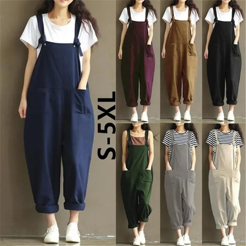 Maternity Bib Pant Suspender Trouser Casual Female Women Wide Leg Romper Overalls Strap Jumpsuit Streetwear  pregnancy pants