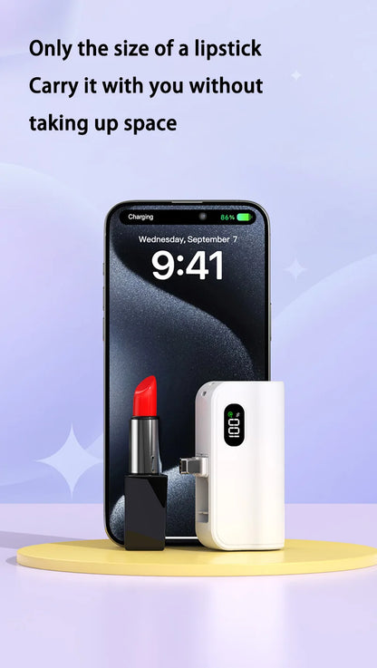 Xiaomi Capsule Power Bank 50000mAh Pocket Power Bank 120W Fast Charge Portable Mini Power Bank Suitable for iPhone and Android