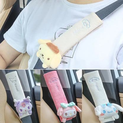 Car Supplies Seat Belt Cover Insurance Shoulder Cover Auto Seat Belt Shoulder Pad Decoration Couple Car Interior Accessories