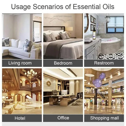 Premium Blue Lotus Incense Oil - Pure Aromatherapy Essential Oil for Relaxation, Meditation, Stress Relief, Spiritual Healing