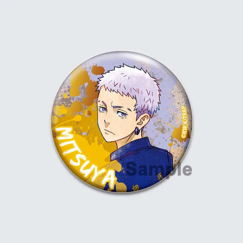 Fashion Accessories Anime Tokyo Revengers Brooches Backpack Clothes Accessories Decor Lapel Pin Badge for Fan's Collection Gifts
