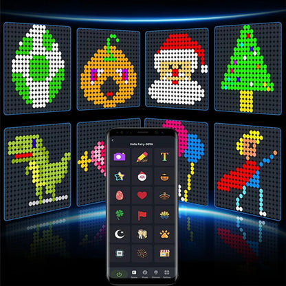 Smart Curtain Lights, 400 LED USB Curtain String Lights with App Remote Control,DIY for Backdrop Birthday Mother's day Gift