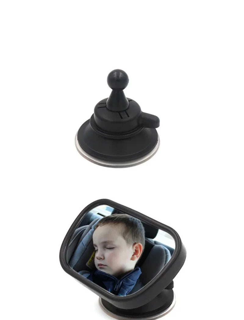 Baby Mirror 2 in 1 Mini Children Rear Convex Mirror Car Back Seat View Adjustable Auto Kids Monitor Car Accessories