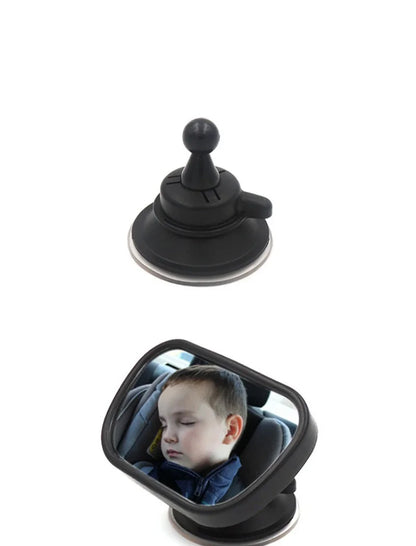 Baby Mirror 2 in 1 Mini Children Rear Convex Mirror Car Back Seat View Adjustable Auto Kids Monitor Car Accessories