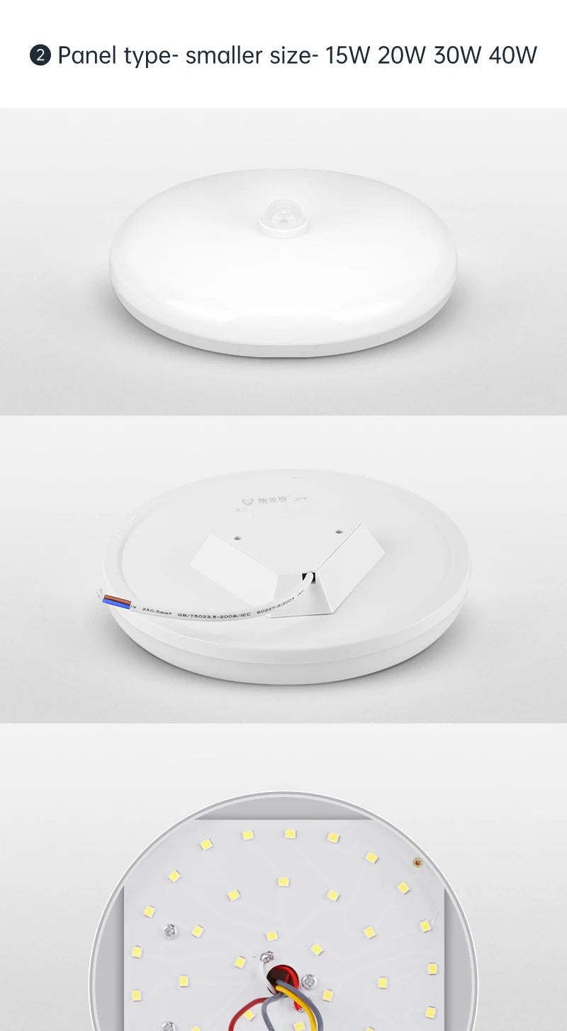 Smart Sensor LED Light Ceiling Lamp Modern Home Indoor Aisle LED Hanging Fixture Induction Lighting Living Room Luminaire Lamps