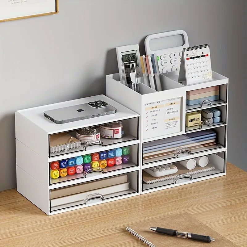 Desktop single-layer drawer Organize your workspace through reasonable partitioning anti clutter design, and ample storage space