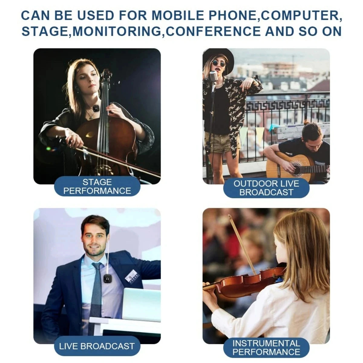 Miwayer 5.8G Wireless In Ear Monitor System Transmitter Receiver System IEM System with Transmitter Receiver Automatic Pairing