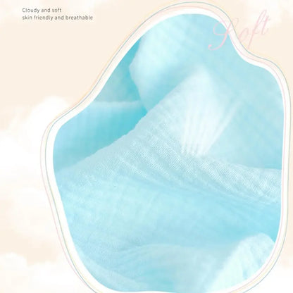 10PCS Baby Gauze Diapers 100% Cotton Baby Nappy for Newborn Changing 43x45cm Washable Reusable Double Layer Soft Baby Towels
