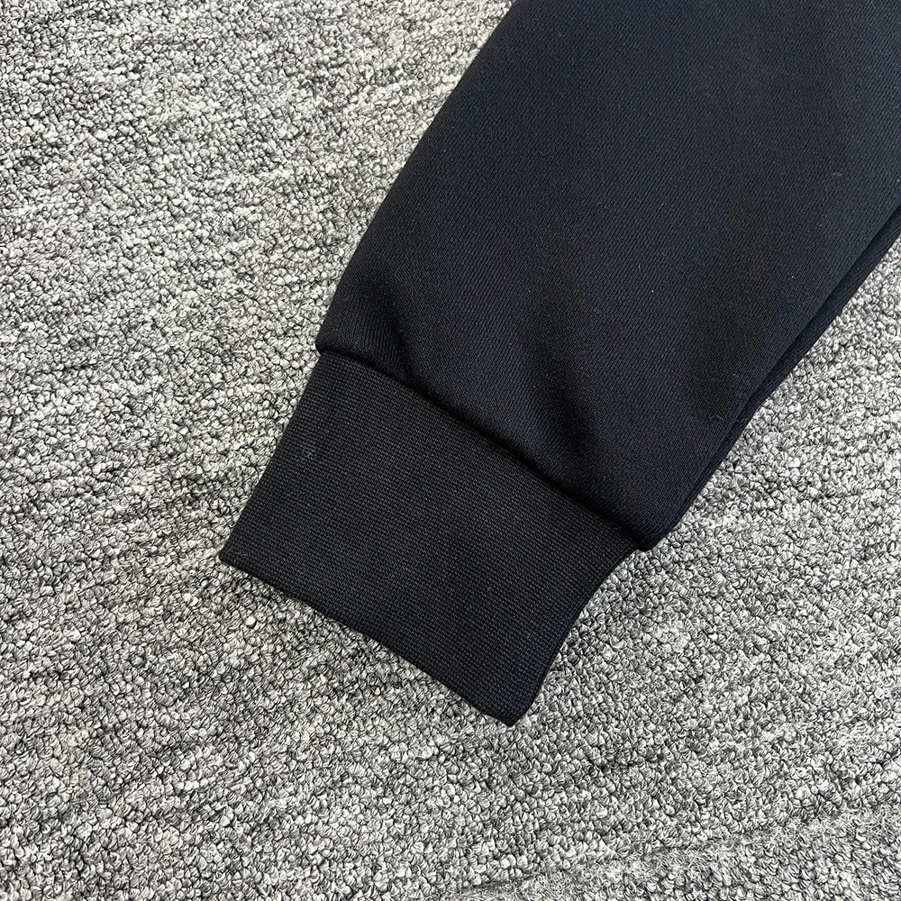 Jogging Streetwear Hoodies Trousers Set Centre Cee Tracksuit Men Clothing Y2k Cotton Sweatshirts Tops Pants Mens Clothes Black