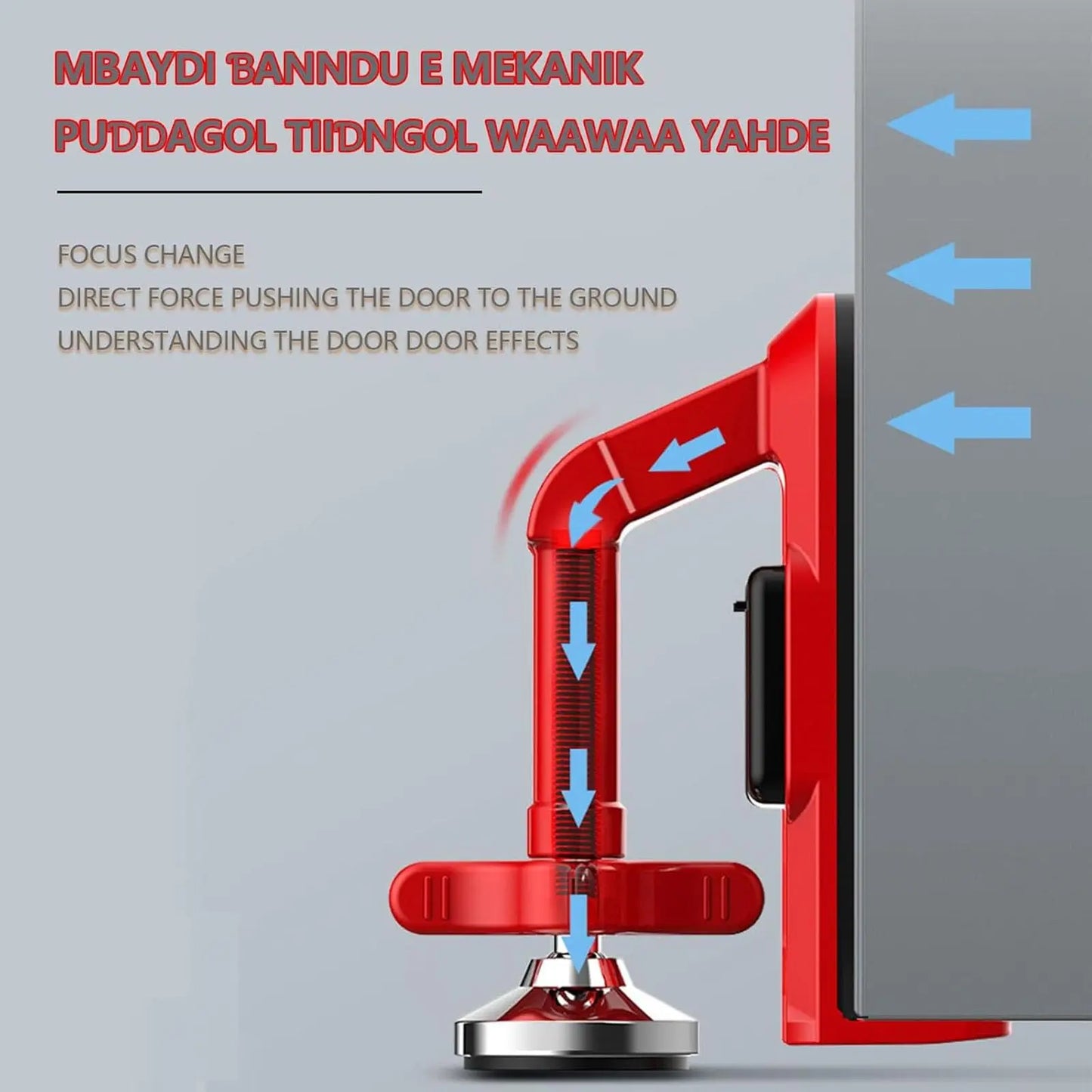 Portable Alarm Door Stopper Portable Door Lock Travel Anti Theft Door Blocker Door Stoppers Security No Drill Safety Door Stoppe