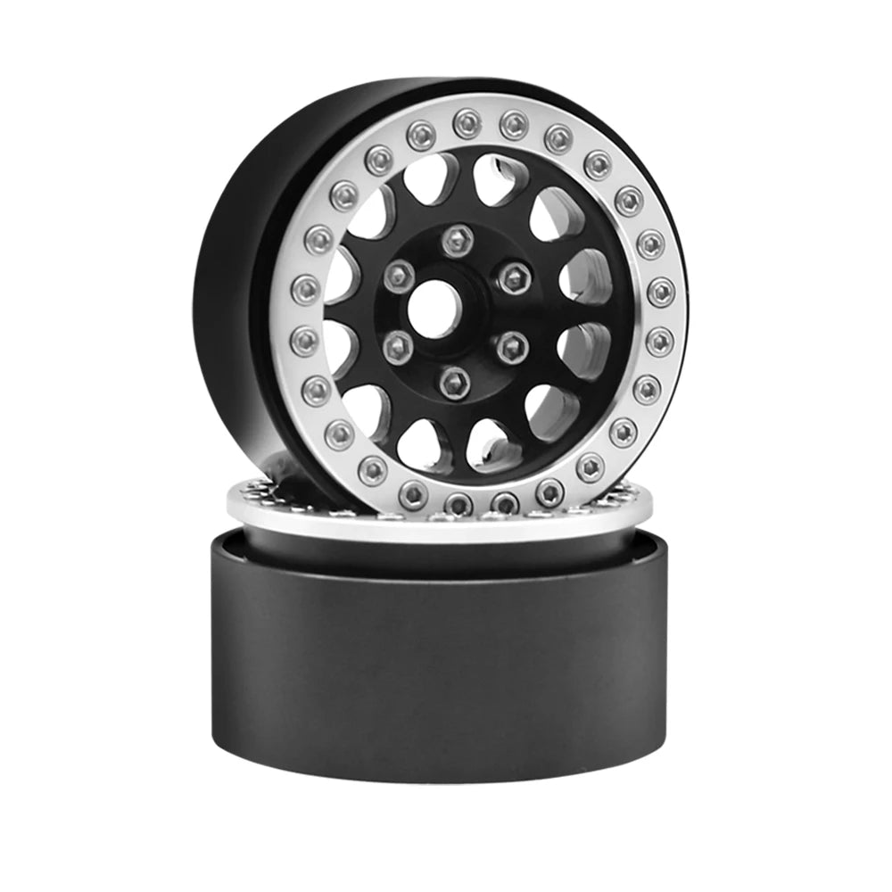 Metal 1.9 Beadlock Wheel Rim Hub for 1/10 Hsp Redcat Rc4wd WRAITH Tamiya Axial SCX10 D90 HPI RC Car Spare Part