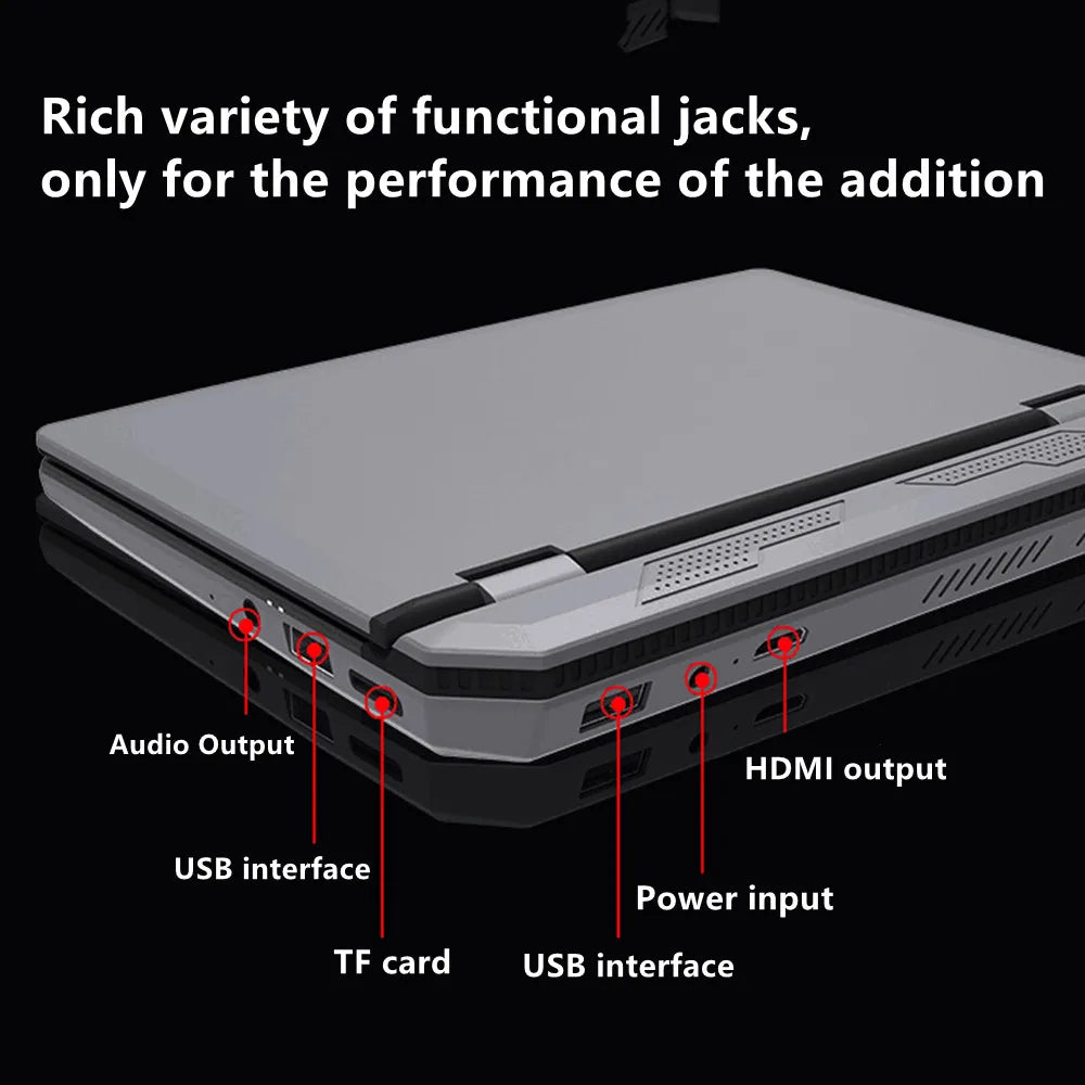 7 Inch Mini Laptop N100 Notebook IPS Touch Screen Portable Netbook Win 11 Pro Mini PC Micro Computer Bluetooth 4.2 16G 1TB