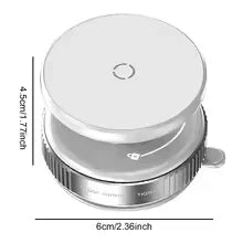 Magnetic Car Mount Mobile Phone Holder Vacuum Adsorption 360° Rotation Super Strong Suction Bracket for Iphone12-16 Smartphone