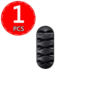 Cable Clip Adhesive Silicone Cable Holders Organizer Desk Cable Management Clips Wire Cord Holder In Office Home Car