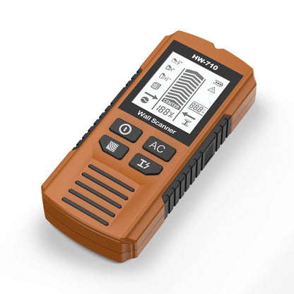 HW-710 Handheld Metal Detector Nail Finder with High-Definition LCD Display Six-in-One Wall Detector for Home Improvement