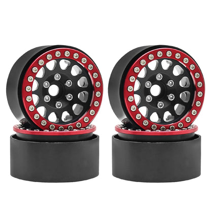 Metal 1.9 Beadlock Wheel Rim Hub for 1/10 Hsp Redcat Rc4wd WRAITH Tamiya Axial SCX10 D90 HPI RC Car Spare Part