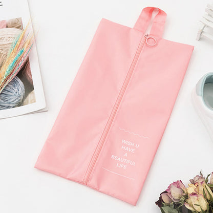 Travel Storage Bag Shoes Travel Packing Cubes Underwear Sundries Finishing Multifunctional Waterproof Portable Zipper Shoe Bag