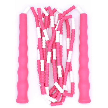 NEVERTOOLATE 2.2m 2.4m 2.6m 3m 3.6m rainbow beaded colorful soft PVC beads kids adult skipping jump rope doubledutch skip