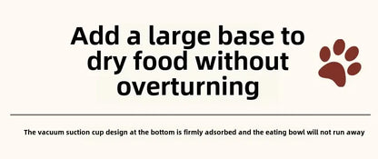 Pet Feeder Slow Feed Bowls Double Bowls Foldable with 3 Adjustable Height Suitable for Pets of Different Heights Water Feeding