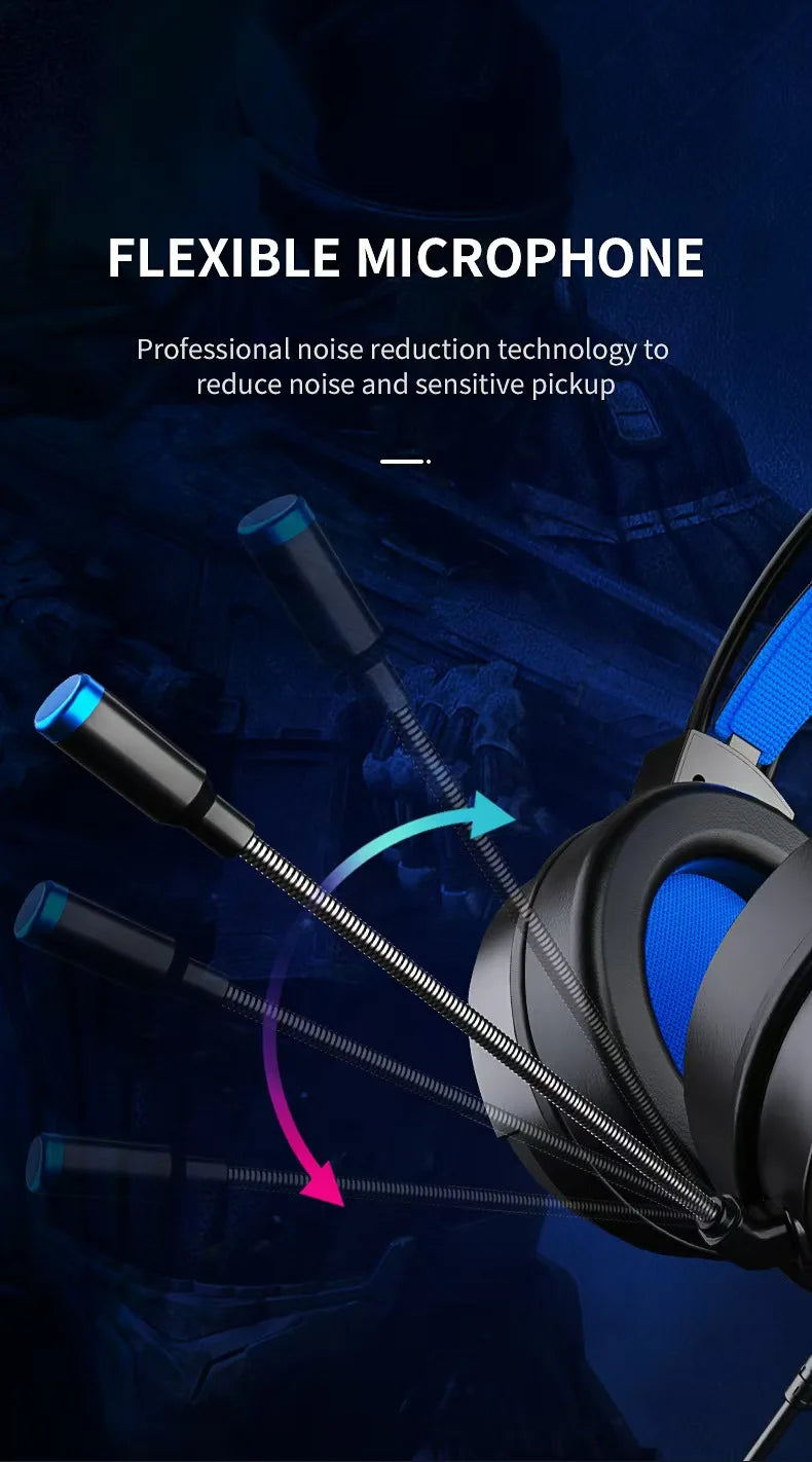 G58 gaming headset gaming wired 7.1 channel PUBG headset computer laptop headset