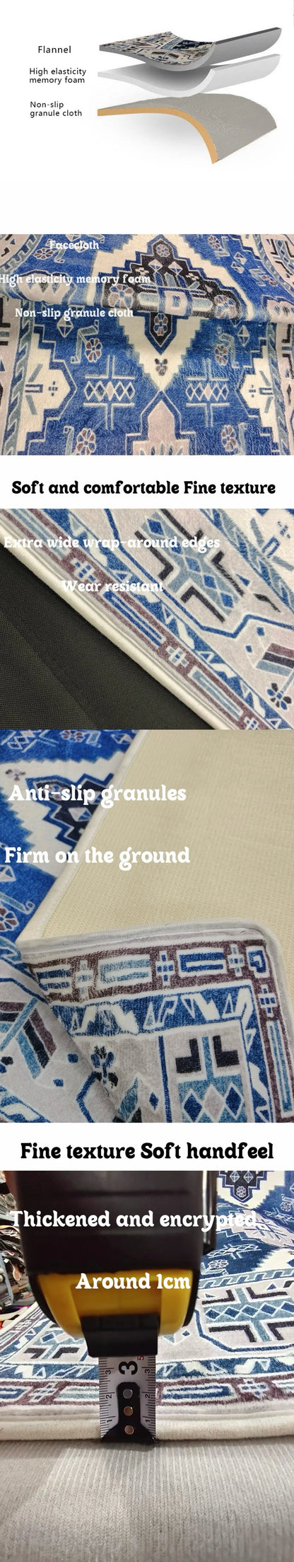 VIKAMA Flower Floor Mats Half Circle Printed Floor Mats Entryway Floor Mats Bathroom Door Mats Dirty Resistant Floor Mats