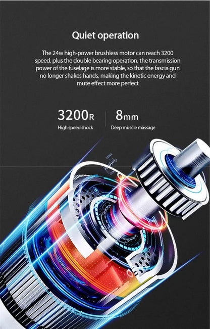 Mini Portable Massage Gun Percussion Massager For Body Neck Deep Tissue Muscle Relaxation Gout Pain Relief Fascia Gun массажер