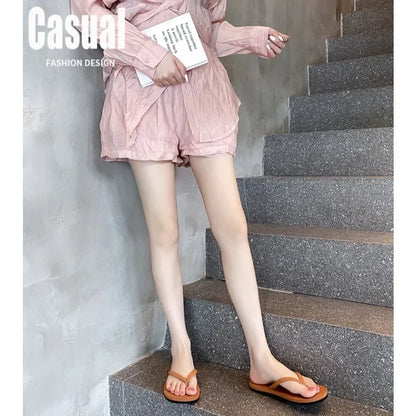 Flip-flops Women's Summer Slippers for Women Non-slip Ins Outdoor Casual Beach Sandal Women Fashion Outerwear Flip Flops