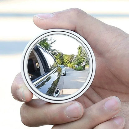 Car Blind Spot Mirror Side View Mirrors 360 Degree Wide Angle Adjustable Round Convex Mirror Driving Safety Auto Accessories