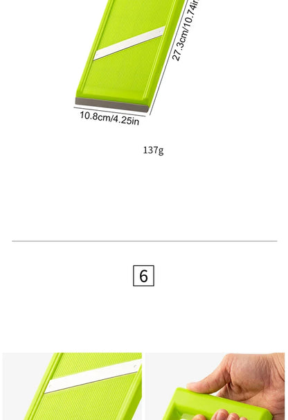 Handheld Multifunctional Kitchen Vegetable Cutter Slicer Radish Shaving Potato Shaving Salad Cucumber Slicer Home Kitchen Tool