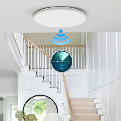 Large Smart Sensor Lights Led Ceiling Lamp with Motion Sensor Household Fixture Waterproof Bathroom Lamp Radar Sensor LED Lustre