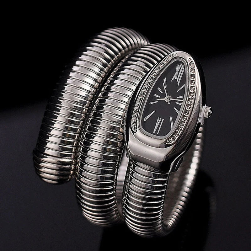 Snake Watch Watch Women Watch Fashion Snake Shape Bangle Watch for Casual Work  Women Watch