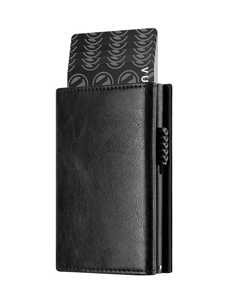 Credit Card Holder  RFID Blocking Bifold Wallet Men's Wallet with Coin Compartment and Banknote Compartment