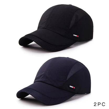 Summer Outdoor Sports Quick-Drying Mesh Baseball Cap Yuda Men Cap Simple Solid Color Hat