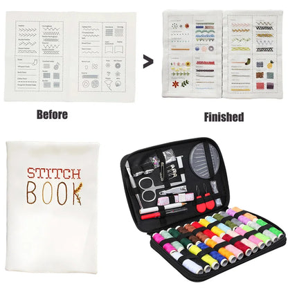DIY Stitch Book, Embroidery Stitch Book, Embroidery Sewing Book, Embroidery Book, Sewing Books for Beginners Adult