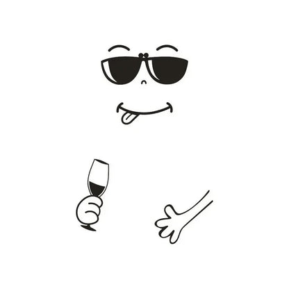 Fridge Cute Stickers Fridge Magnet Fridge Happy Delicious Face Kitchen Fridges Wall Stickers Art Cute Wall Sticker Home Decor